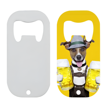 Bottle Opener Dog Tag Shaped